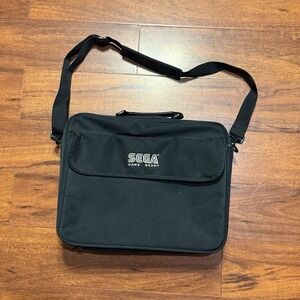 Sega Game Gear Soft Bag Black Travel Carrying Case with Shoulder Strap